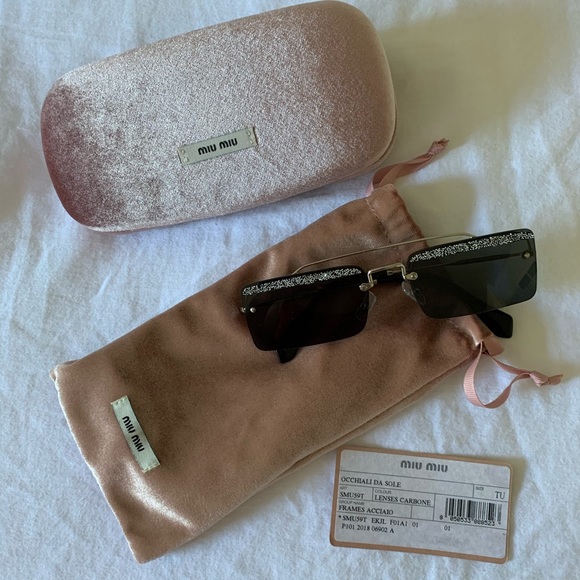 miu miu société sunglasss smu59t - Picture 7 of 9